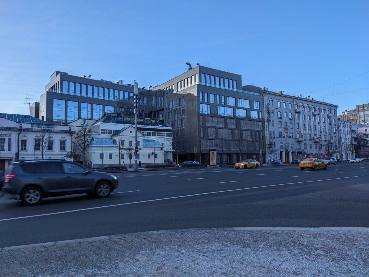 фасад дома, здание по адресу г Москва, Смоленский б-р, д 15